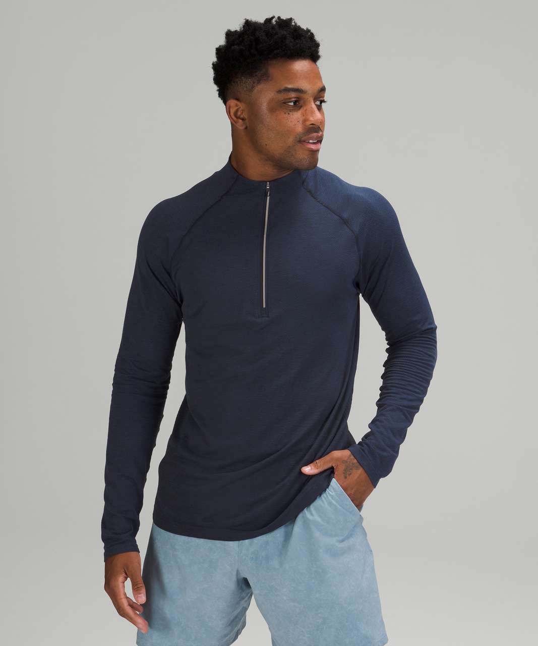 Grey Metal Vent Tech jersey sweatshirt, Lululemon