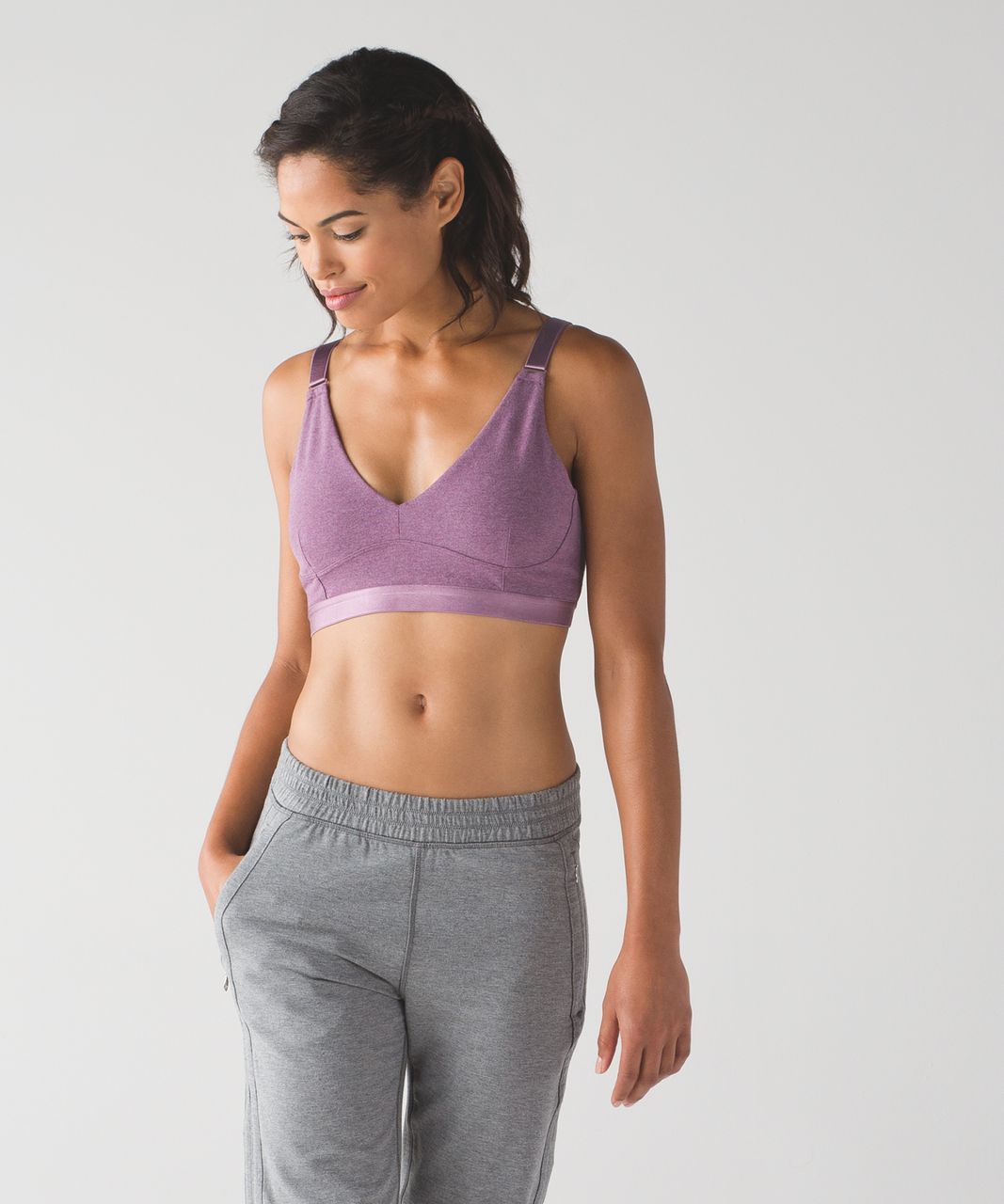 Lululemon Soulful Bra - Heathered Dusty Mauve