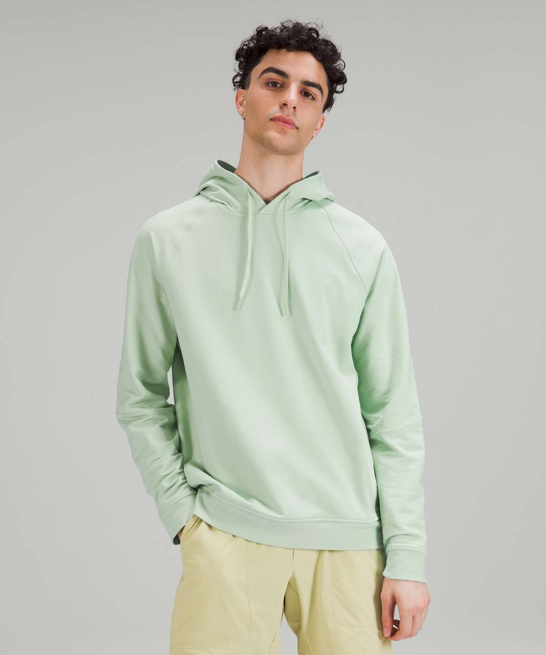 Lululemon City Sweat Pullover Hoodie French Terry - Arctic Green - lulu  fanatics