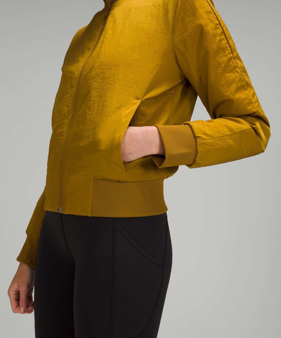 Lululemon Non-Stop Bomber *Reversible - Gold Spice - lulu fanatics