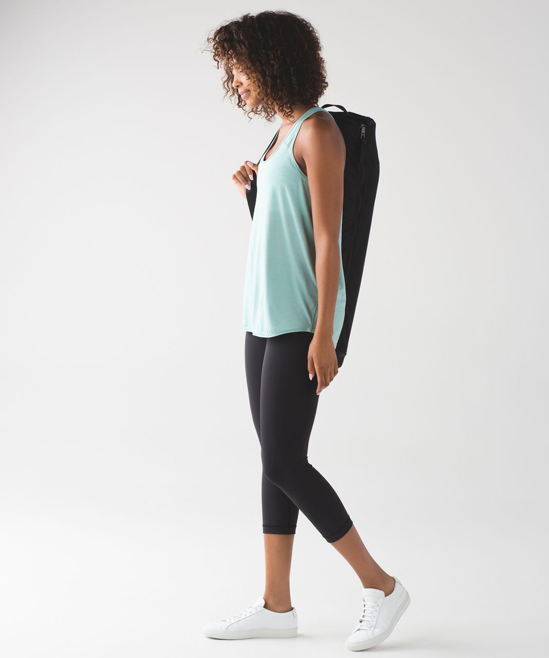 Lululemon Essential Tank - Heathered Tonic Sea