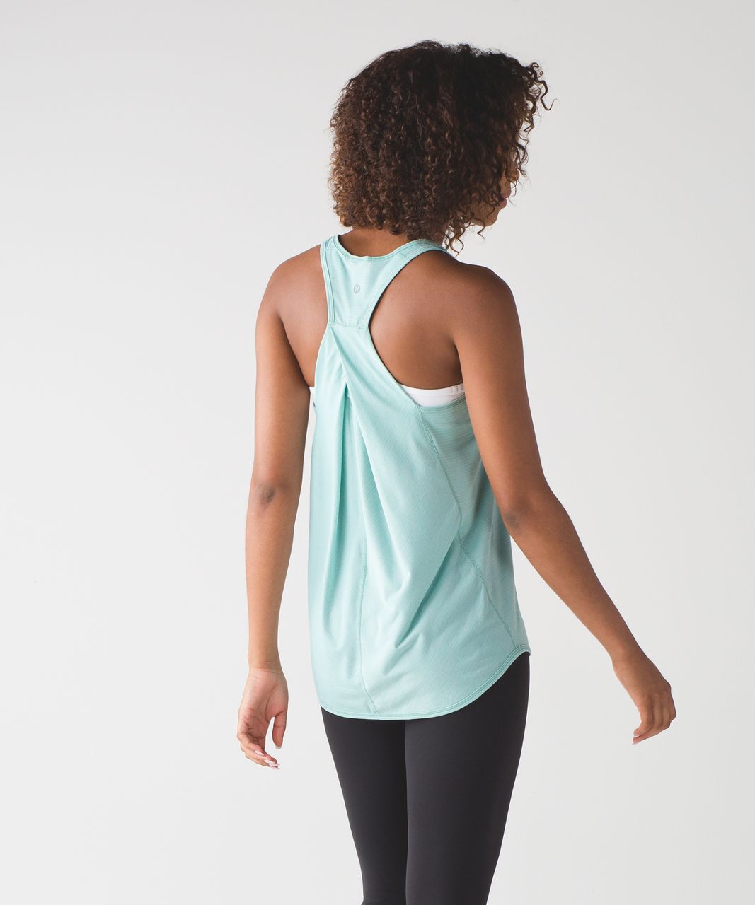 Lululemon Essential Tank - Heathered Tonic Sea