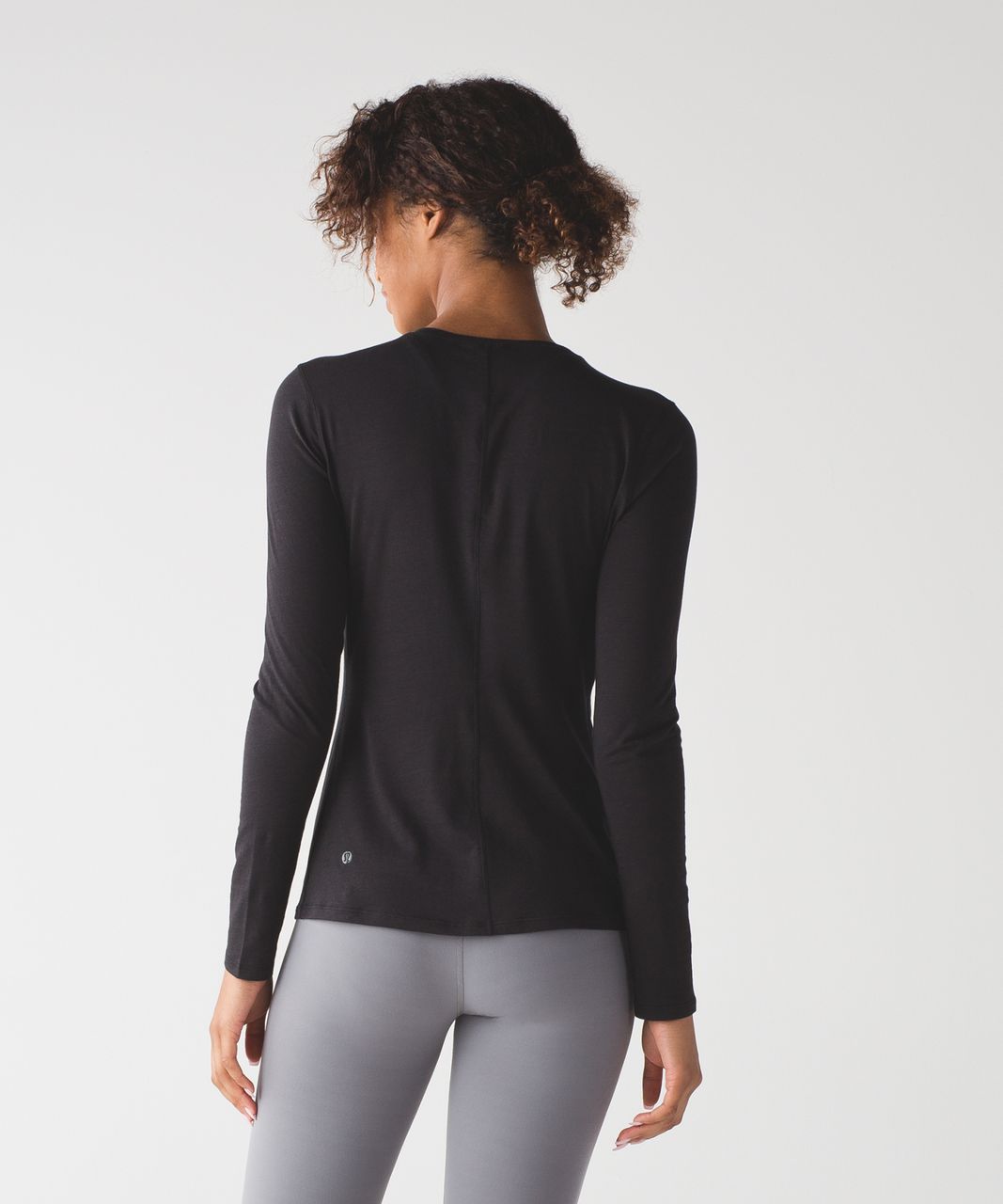 Lululemon Kitsilano Long Sleeve - Black - lulu fanatics