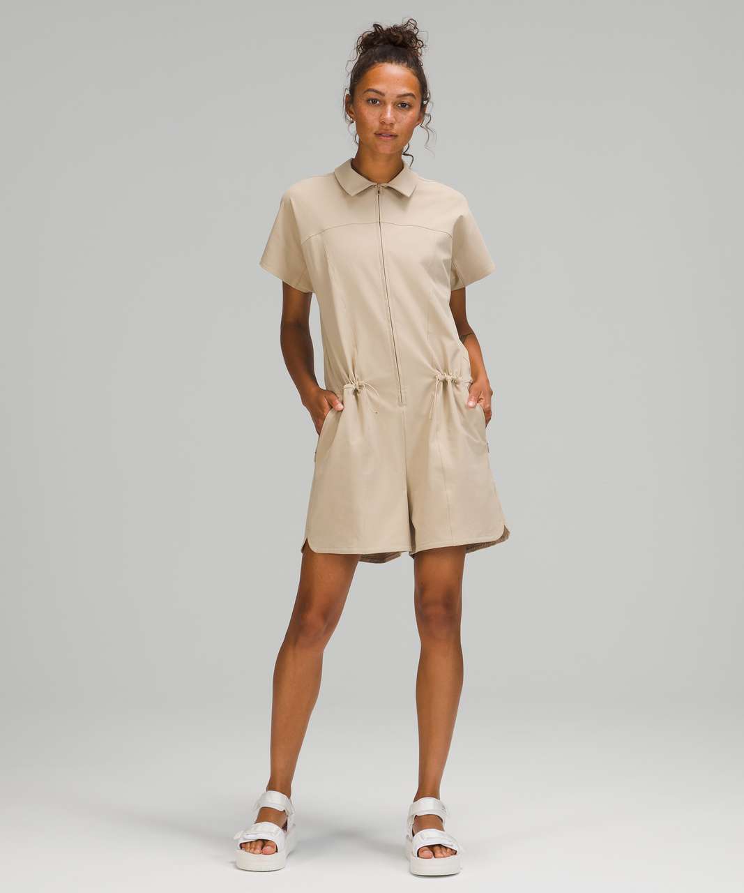 Photos & Sizing Notes: Lululemon Stretch Rib Pocketed Romper - AthletiKaty