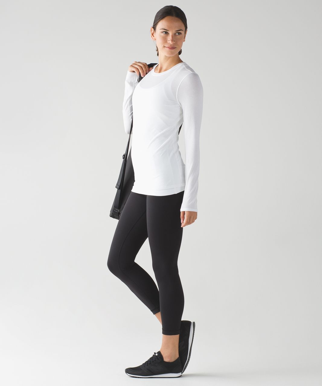 Lululemon Kitsilano Long Sleeve - White - lulu fanatics