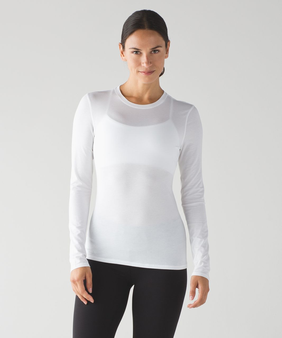 Lululemon Kitsilano Long Sleeve - White - lulu fanatics