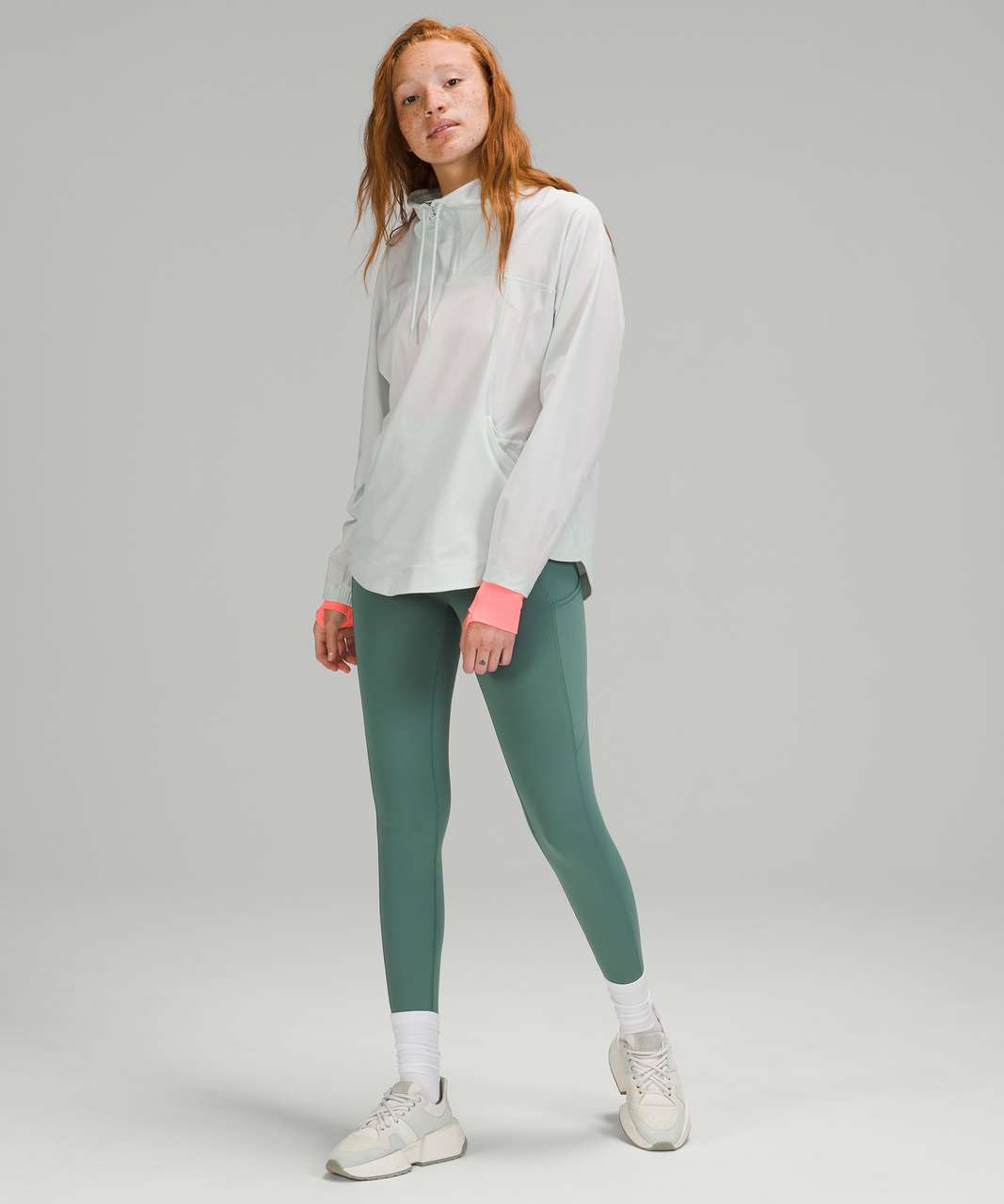 Lululemon Ventlight High Neck Pullover - Heathered Ocean Air