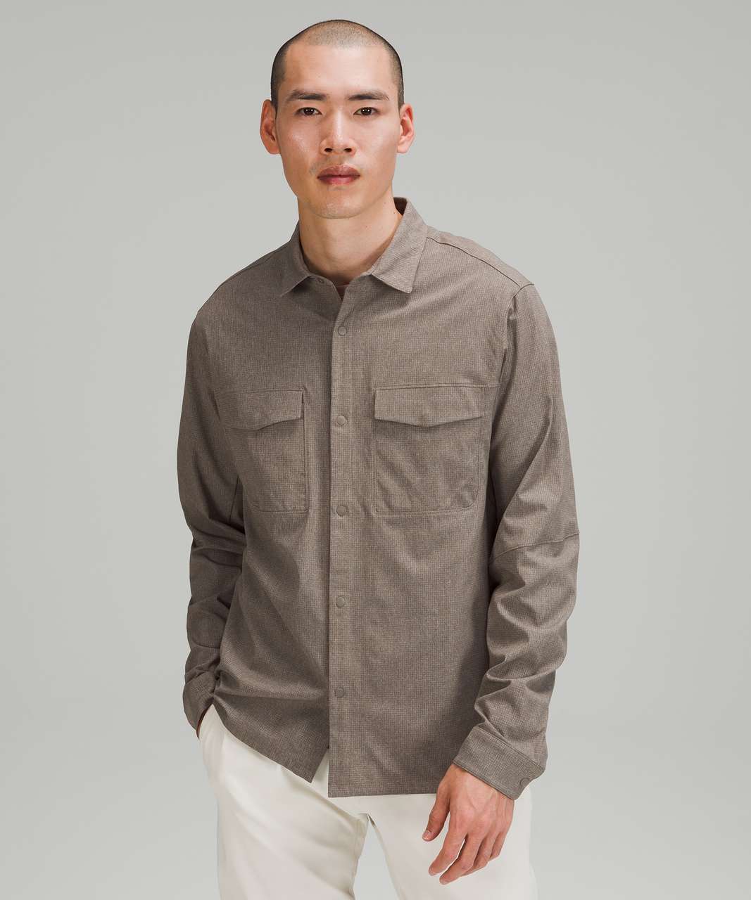 Lululemon Airing Easy Overshirt *Ventlight Mesh - Heathered Rover