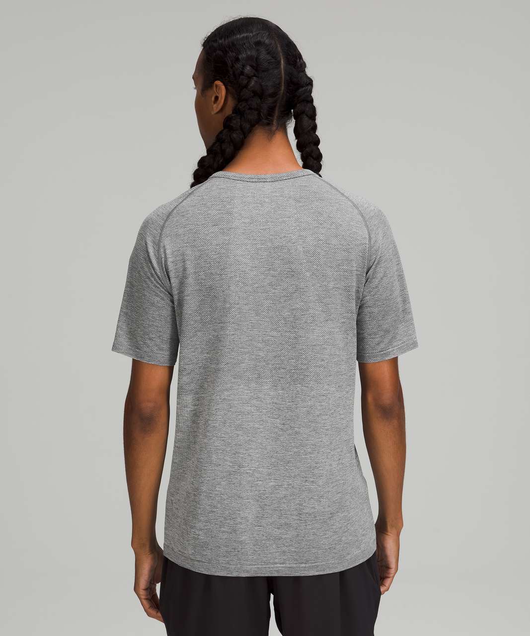 Lululemon Metal Vent Tech Short Sleeve Henley 2.0 - Slate / White