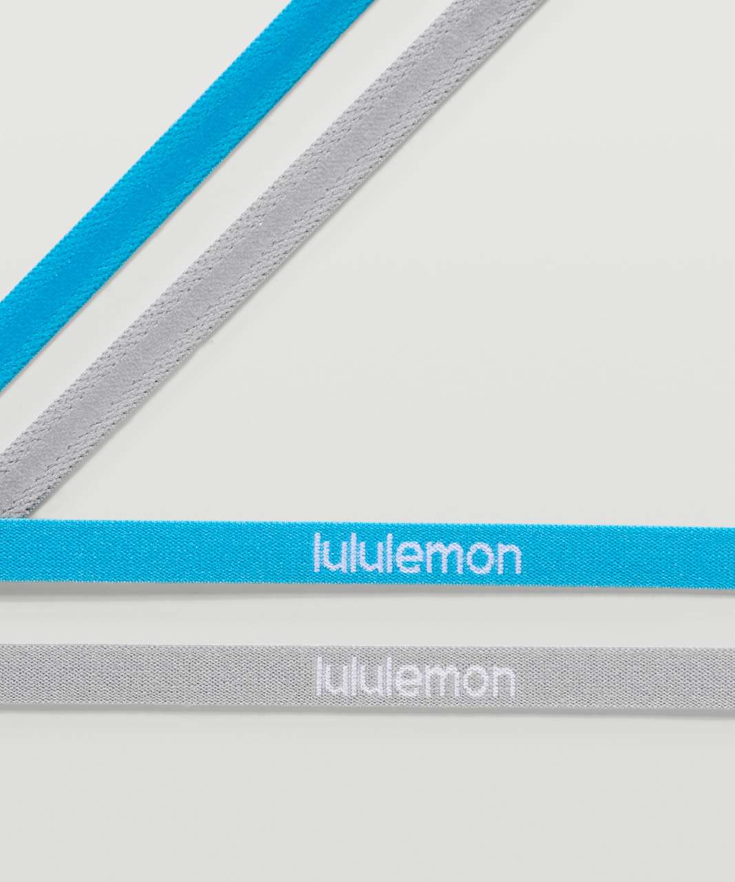 Lululemon Get in Line Headband *2 Pack - Turquoise Tide / Rhino Grey