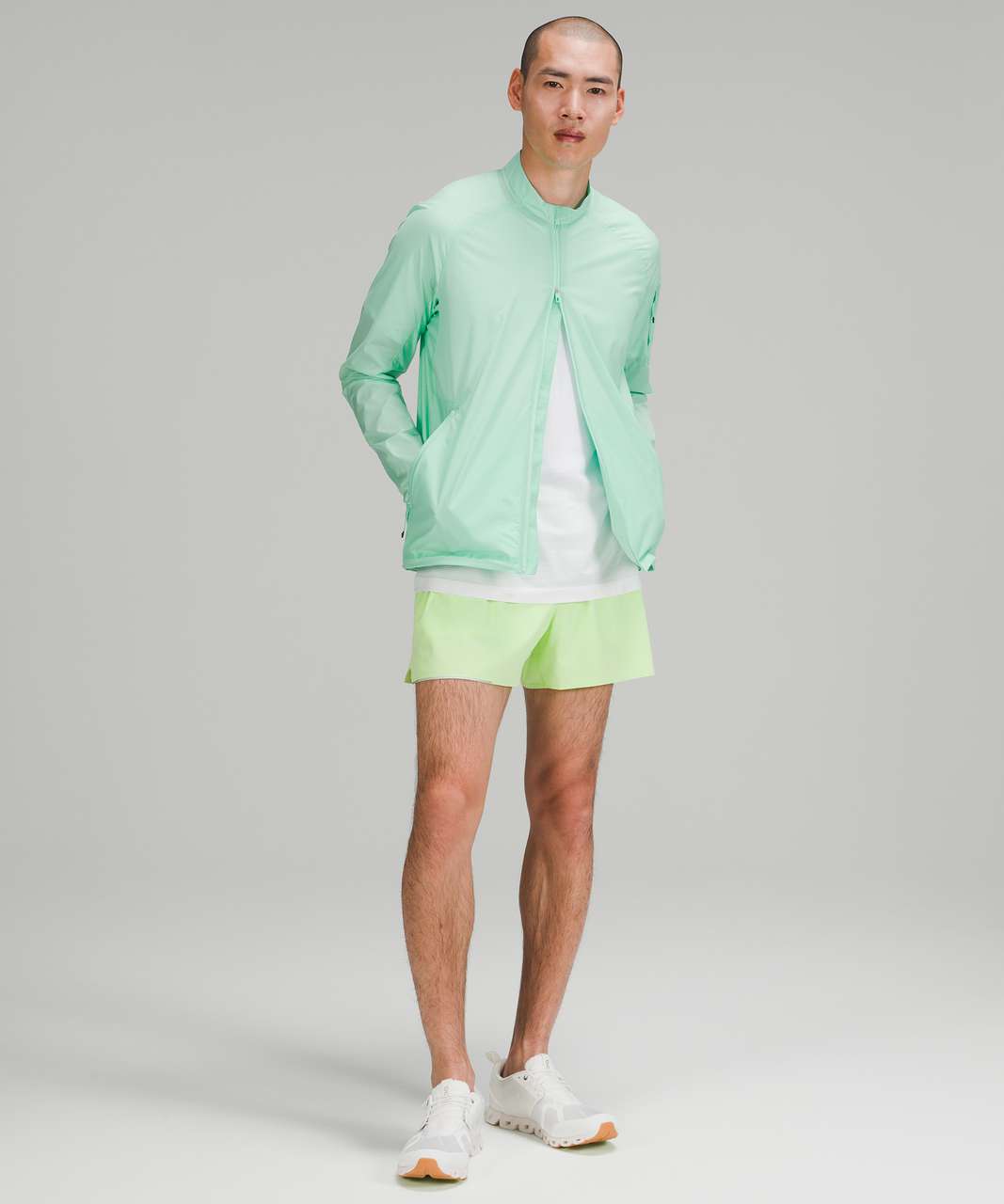 Lululemon Fast and Free Jacket - Wild Mint - lulu fanatics