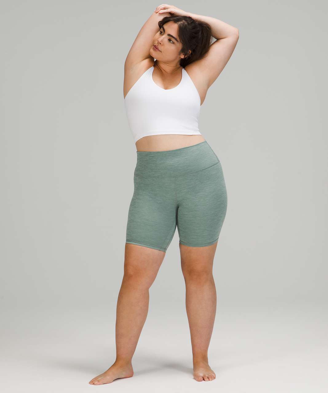 Lululemon Align Short 8" - Heathered Tidewater Teal