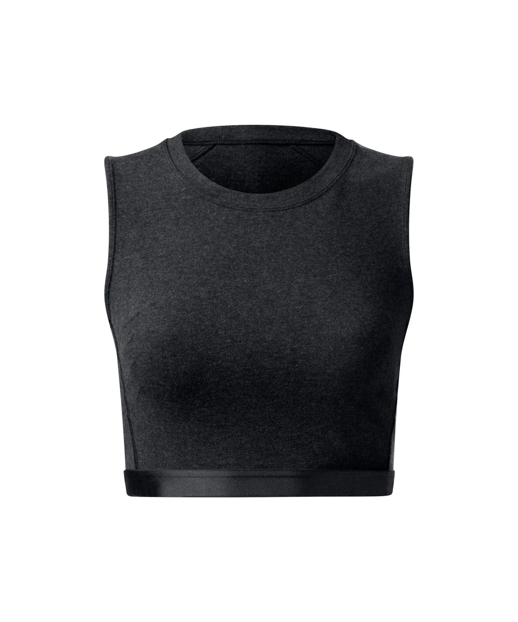 Lululemon Soulful Crop Tank - Heathered Black