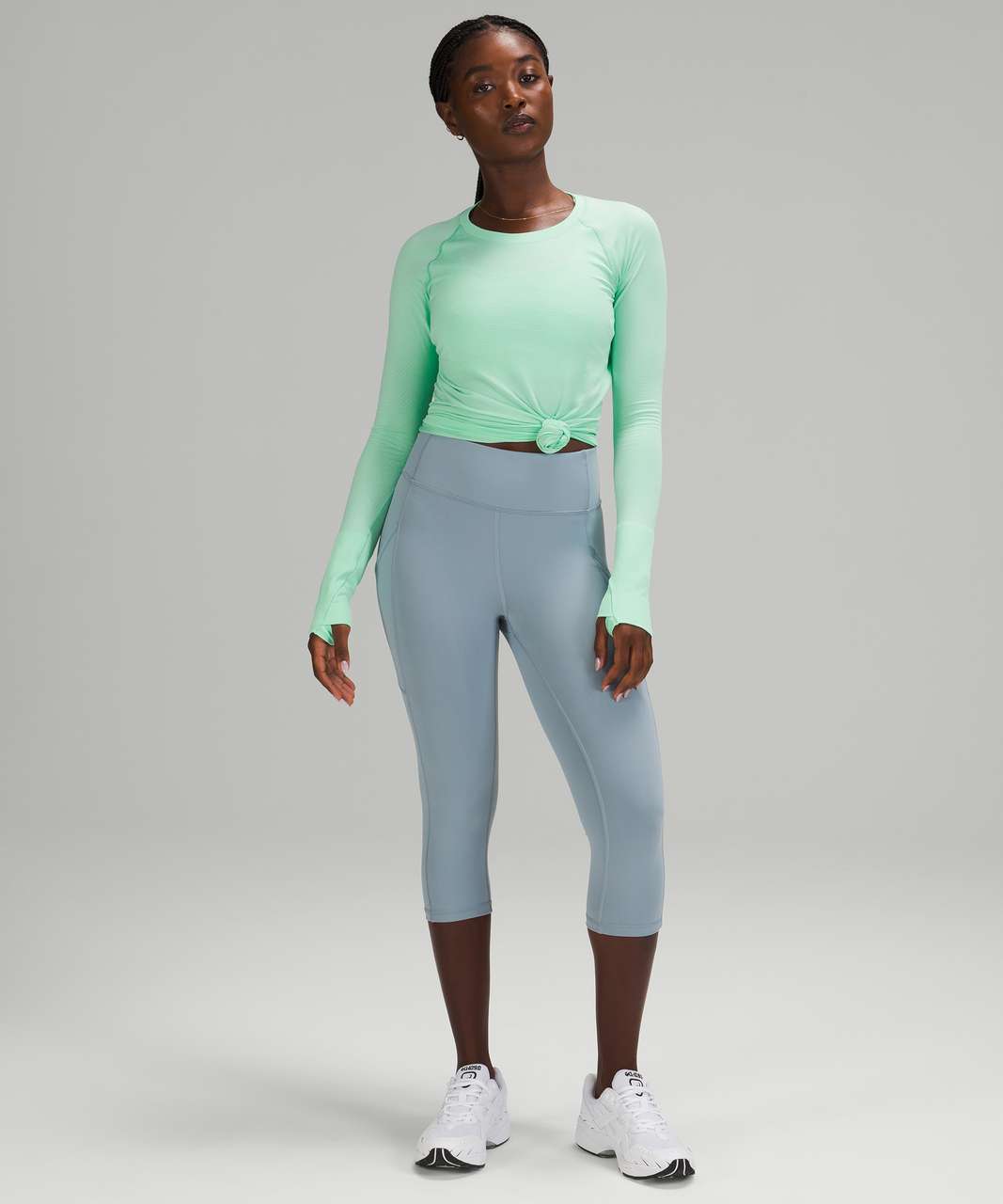 Lululemon Swiftly Tech Long Sleeve 2.0 - Wild Mint / Wild Mint - lulu  fanatics