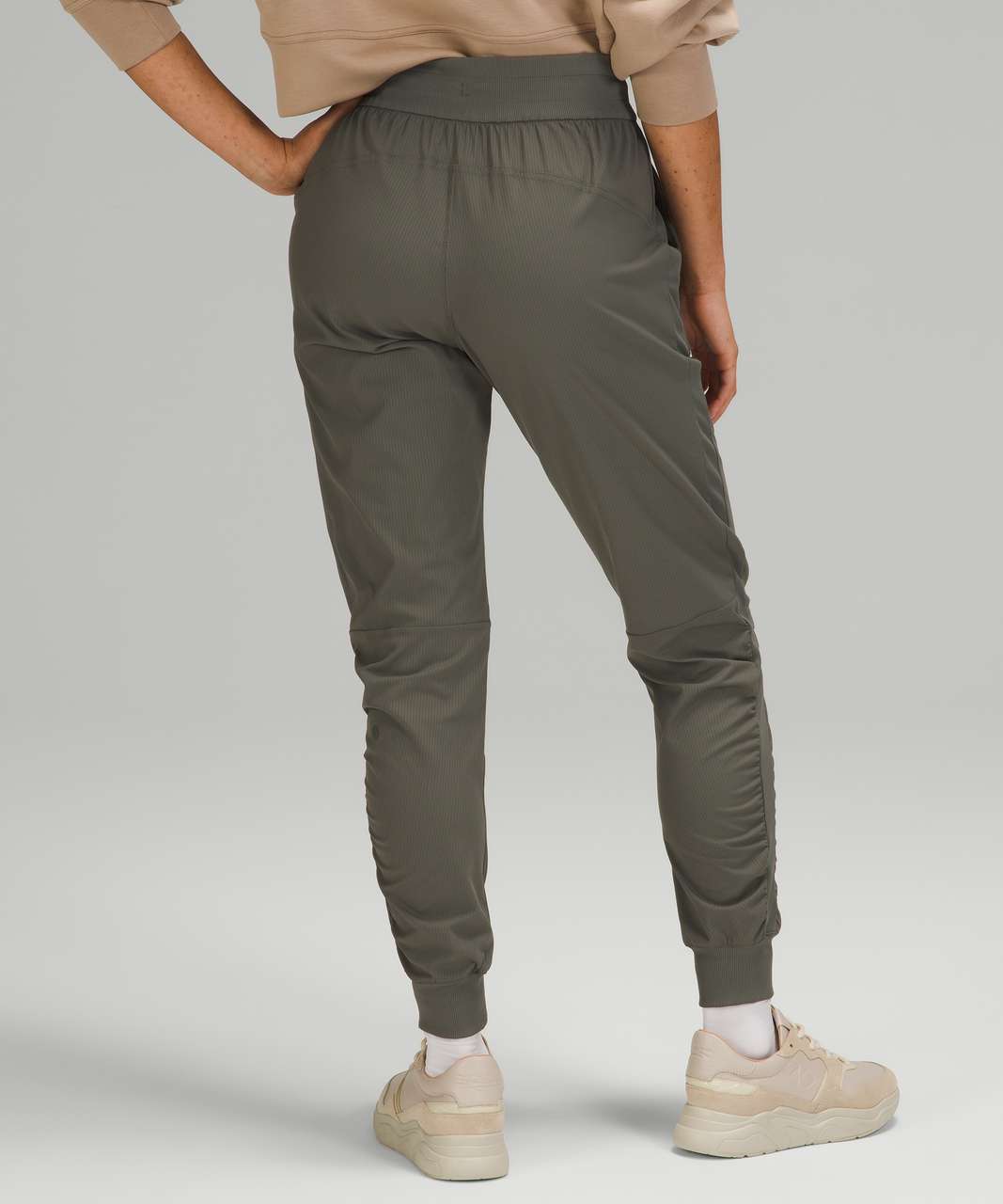 Beyond Yoga High-waist Active Practice Pants In Grey Sage