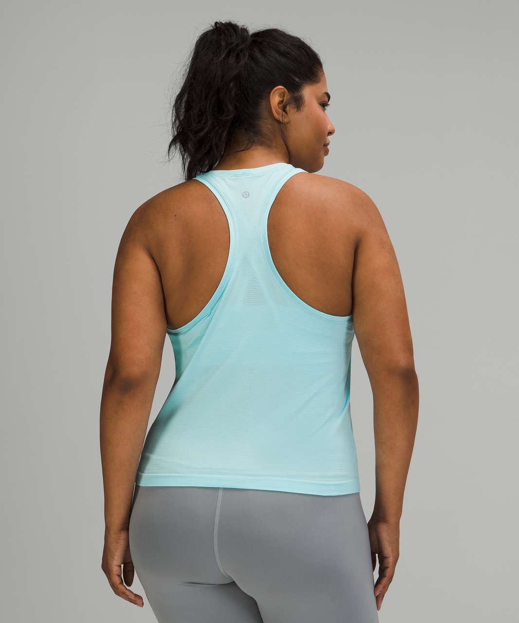 New Lululemon Women's Swiftly Tech Racerback 2.0 Slate/White Size 10