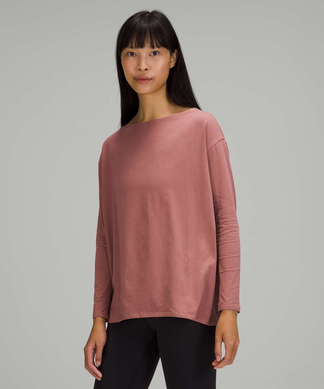 Lululemon Back In Action Long Sleeve - Spiced Chai