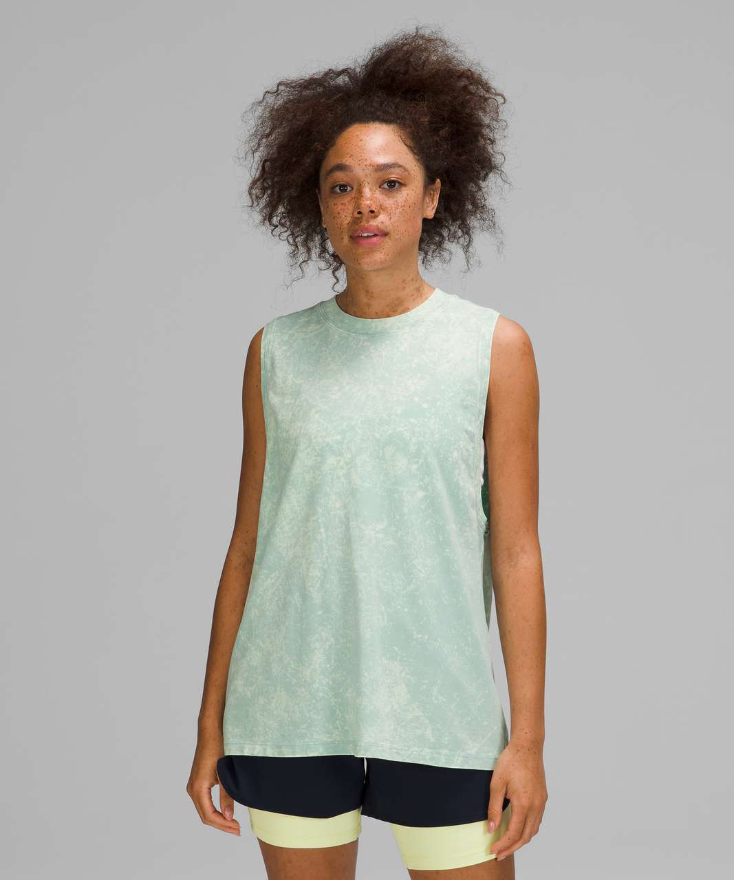 Lululemon All Yours Tank Top - Cloudy Wash Arctic Green