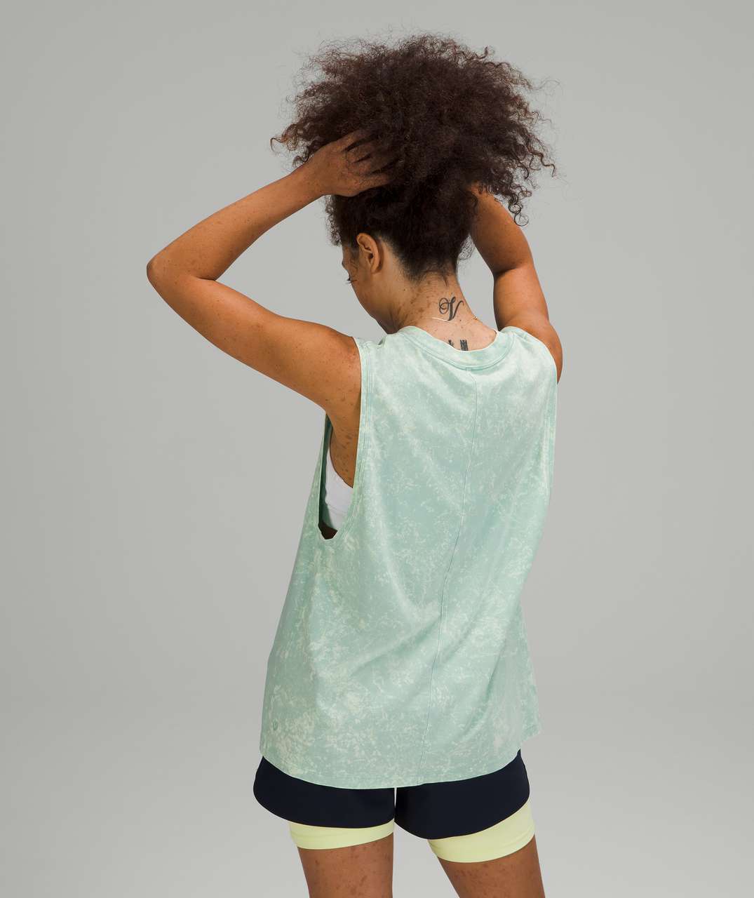 Lululemon All Yours Tank Top - Cloudy Wash Arctic Green