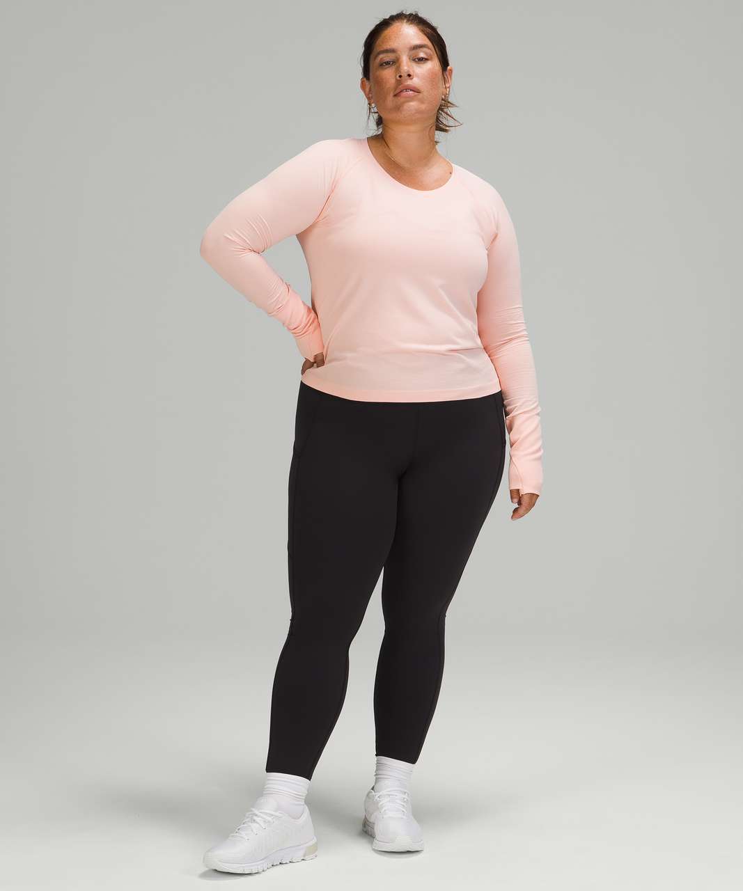 Lululemon Swiftly Tech Long Sleeve 2.0 *Race Length - Pink Mist / Pink Mist