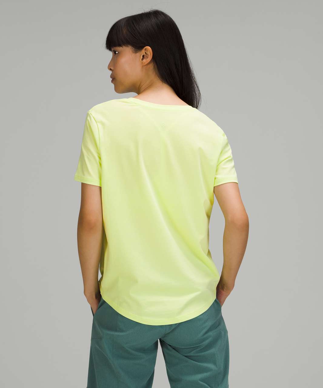 Lululemon Love Tee Short Sleeve V-Neck T-Shirt - Crispin Green