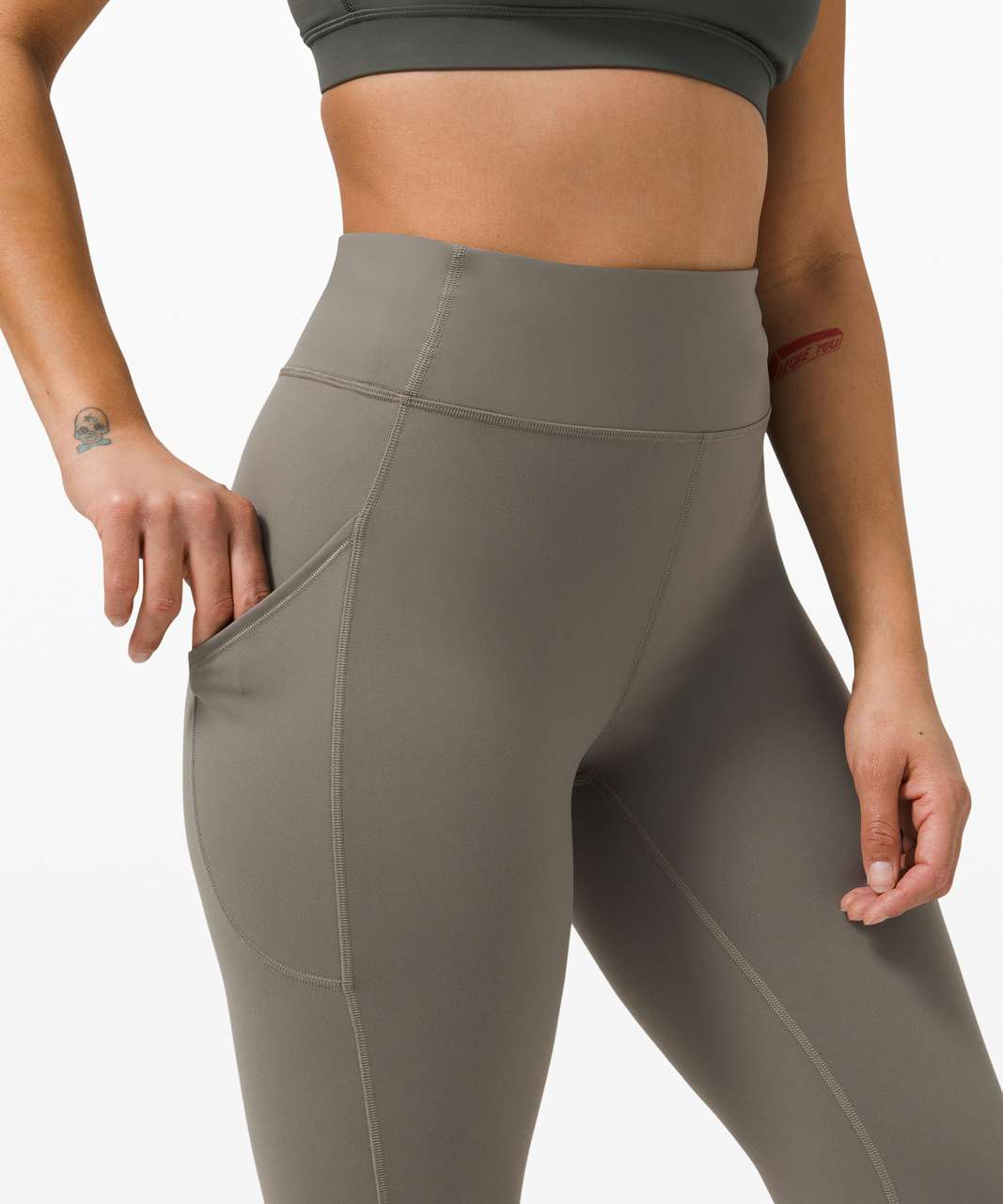 Got my heathered grey invigorate leggings in the mail today. Scored