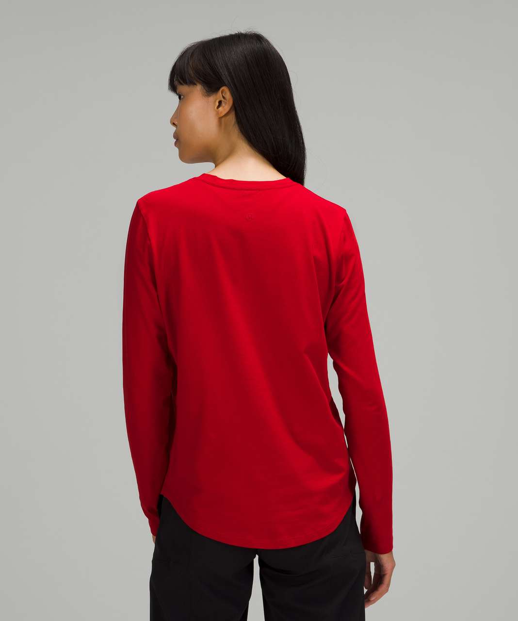 Lululemon Muscle Love Long Sleeve Shirt *Motif - Love Red - lulu fanatics