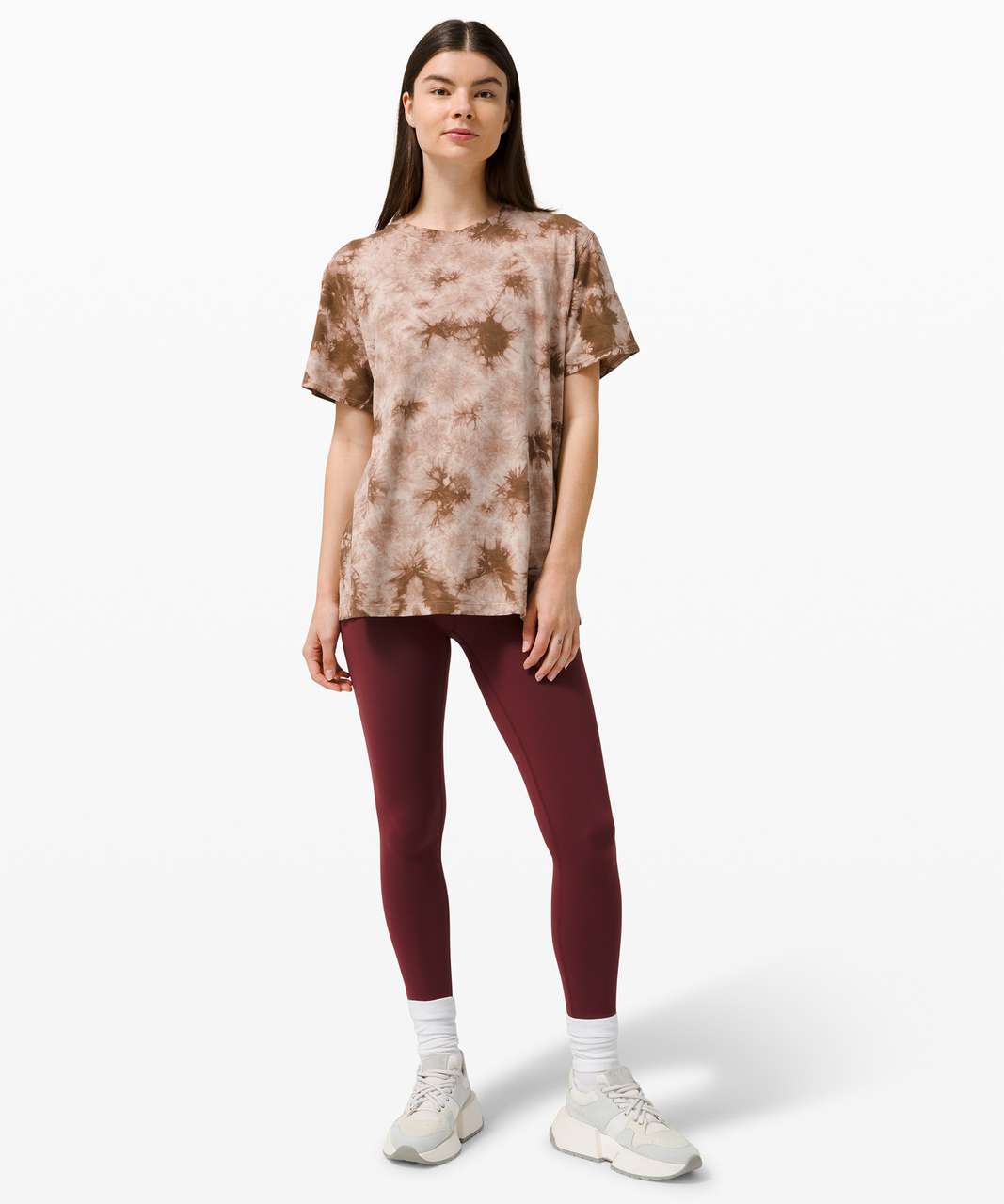 Lululemon All Yours Short Sleeve Tee *Earth Dye - Earth Dye Clay