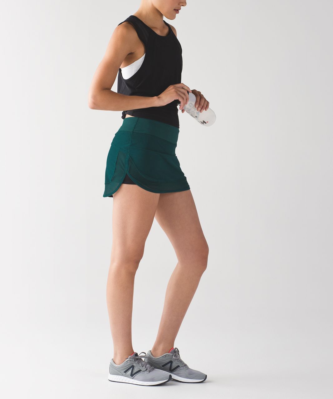 Lululemon Hotty Hot Skirt II - Deep Green