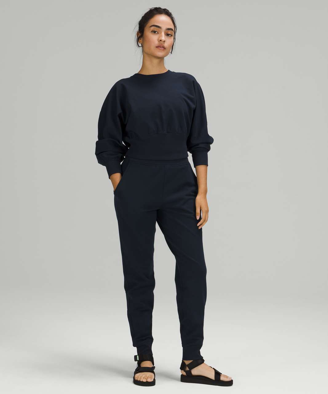 Lululemon LA Warm Down High-Rise Jogger - True Navy