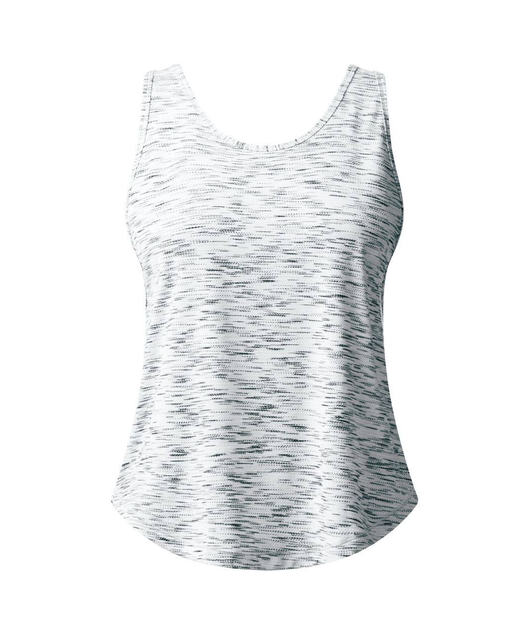 Lululemon Rush Hour Tank - Tiger Space Dye Black White