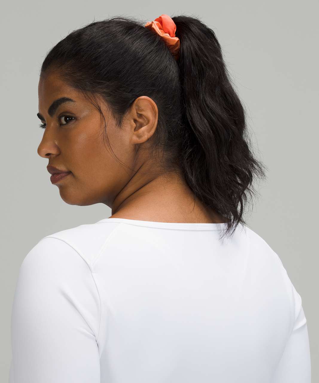 Lululemon Uplifting Scrunchie - Warm Coral / Golden Apricot