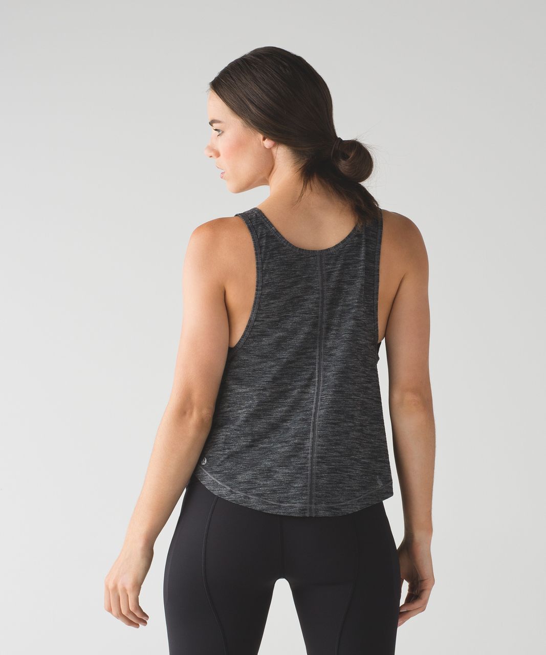 Lululemon Women Heathered Dark Fuel &Go Everywhere Twist Back Luon Tank Top  4