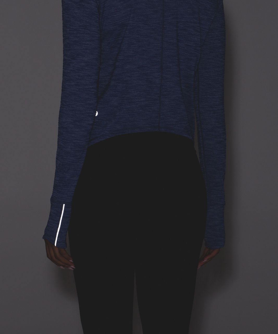 Lululemon Swiftly Tech Long Sleeve Crew - Heathered Sapphire Blue - lulu  fanatics