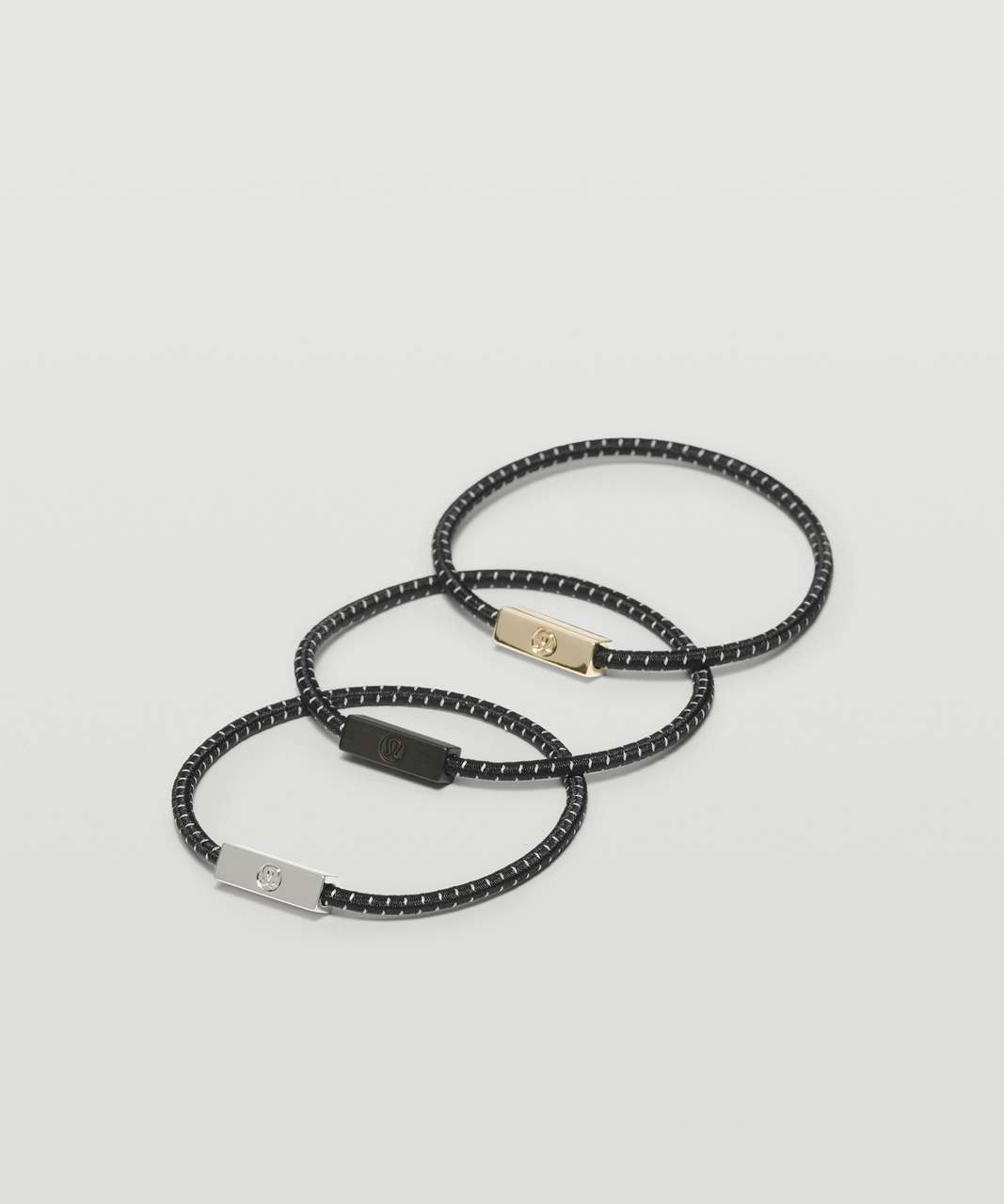 Lululemon Sleek and Strong Hair Ties *3 Pack - Black