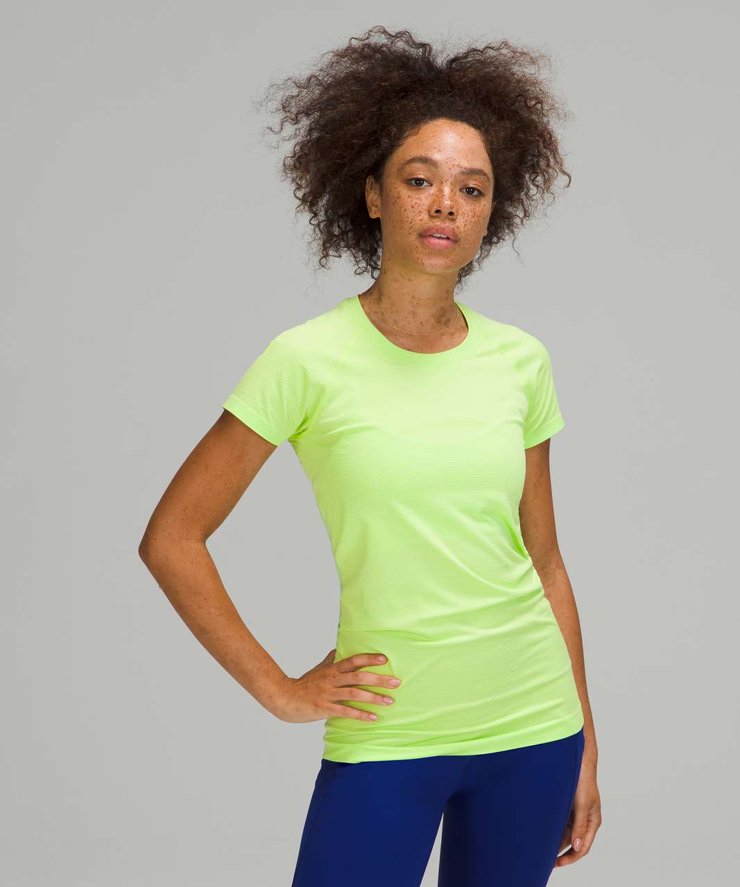 Lululemon Swiftly Tech Short Sleeve Top in Peach — UFO No More