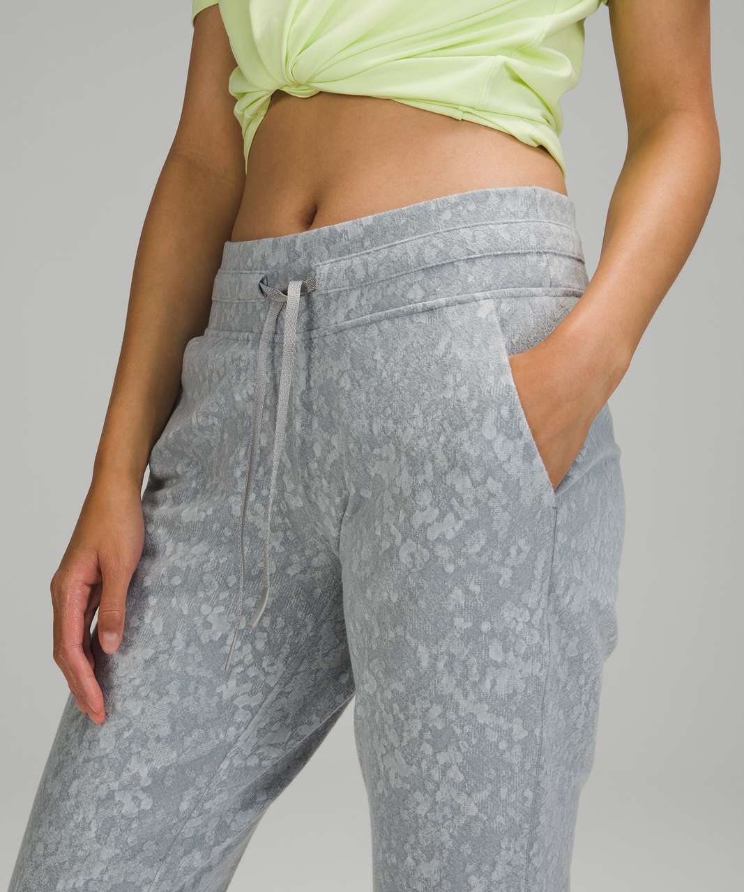 Lululemon Jogger Ready To Fleece Women Size 2 Graphite Gray High