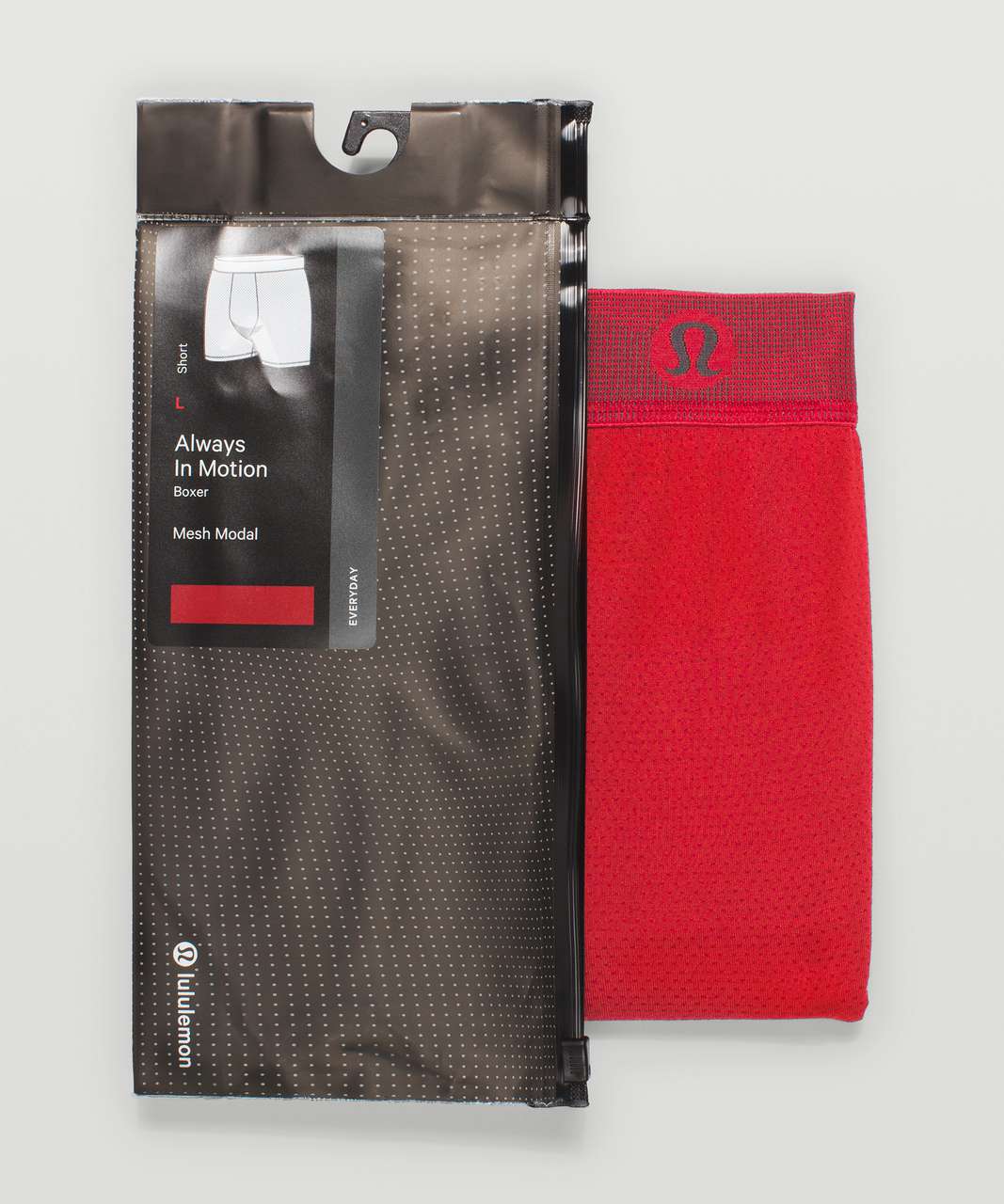 Lululemon Always in Motion Boxer Mesh 5" - Sport Red