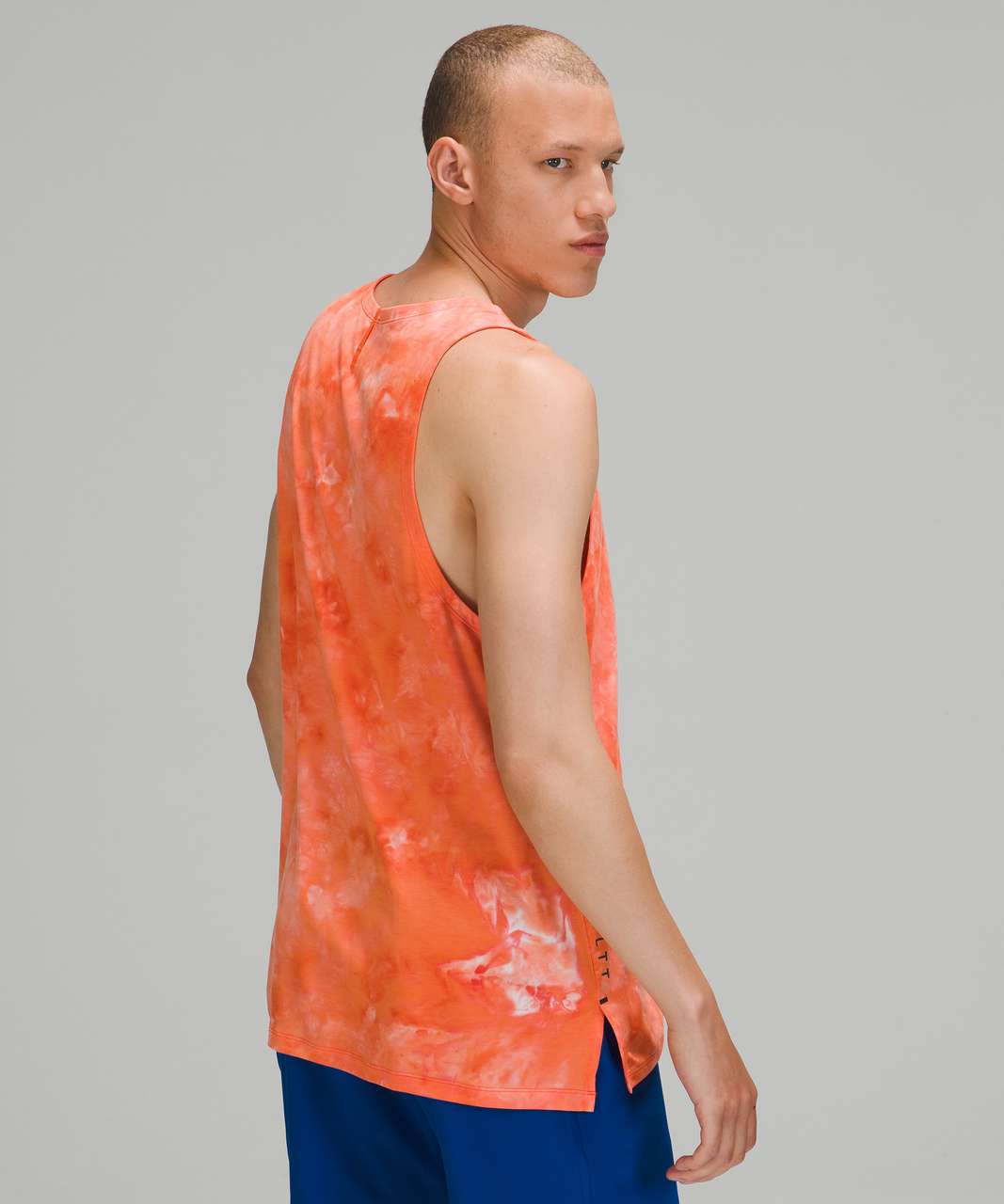 Lululemon Always Agile Tank *Spray Dye - Diamond Dye White Warm Coral