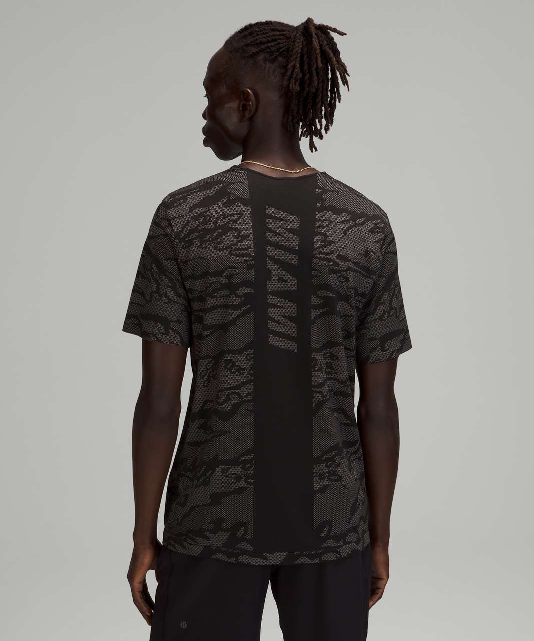 Lululemon Metal Vent Breathe Short Sleeve Miami - City Camo / Silver Drop / Black