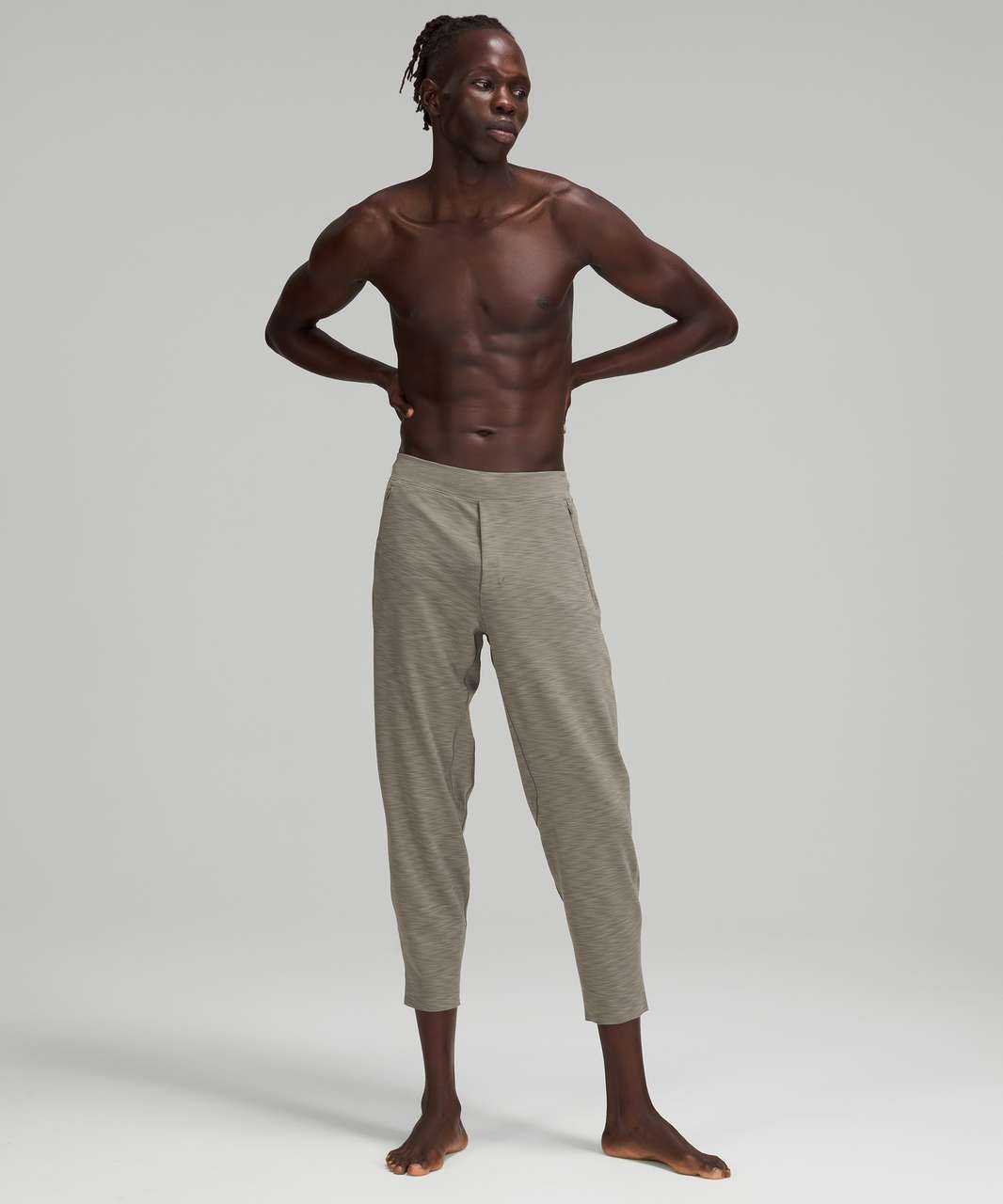 lululemon EVERLUX™ BALANCER - Tracksuit bottoms - heathered black/grey -  Zalando.de