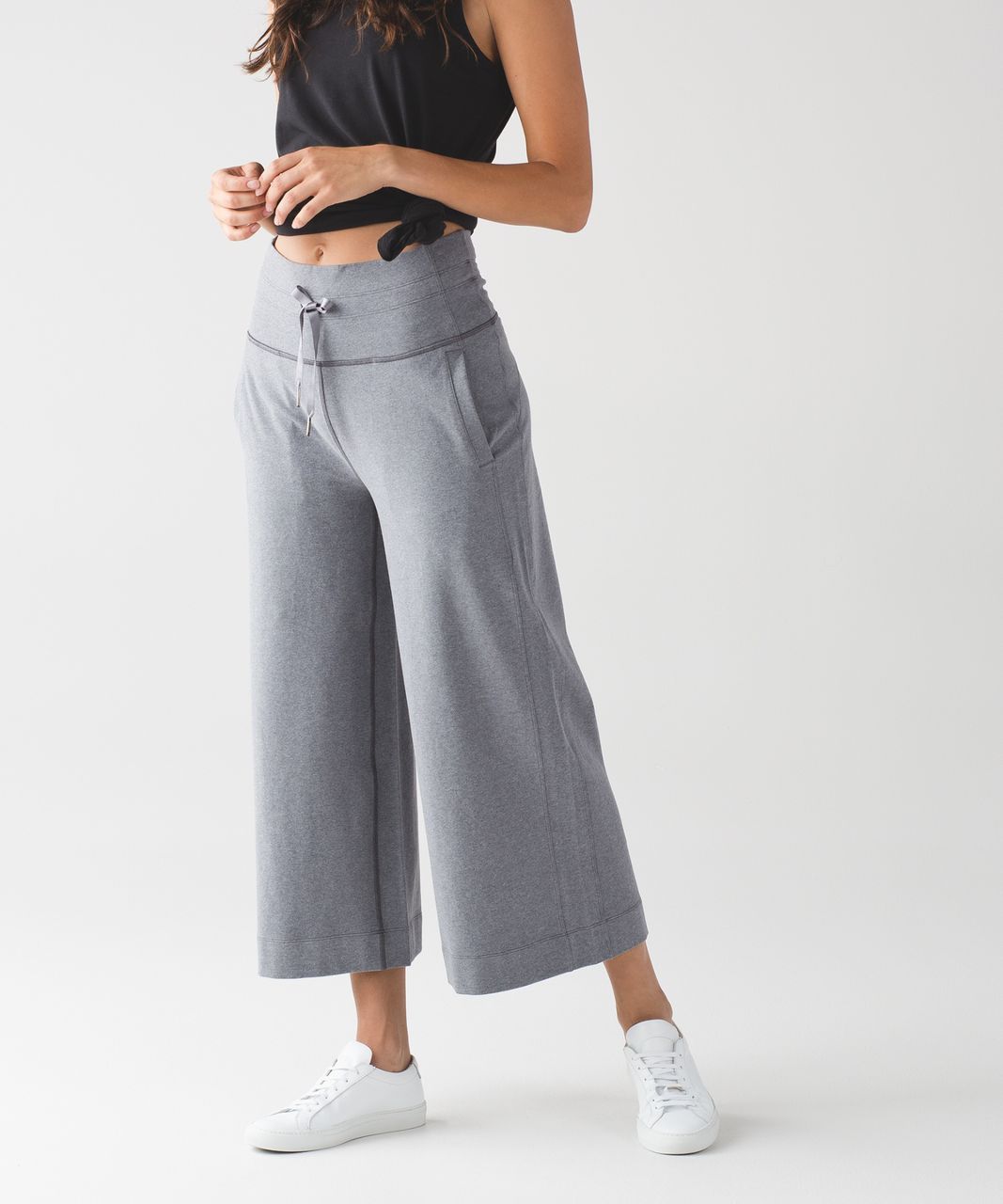 Lululemon Find Your Mantra Pant - Heathered Medium Grey / Heathered Dark  Grey - lulu fanatics