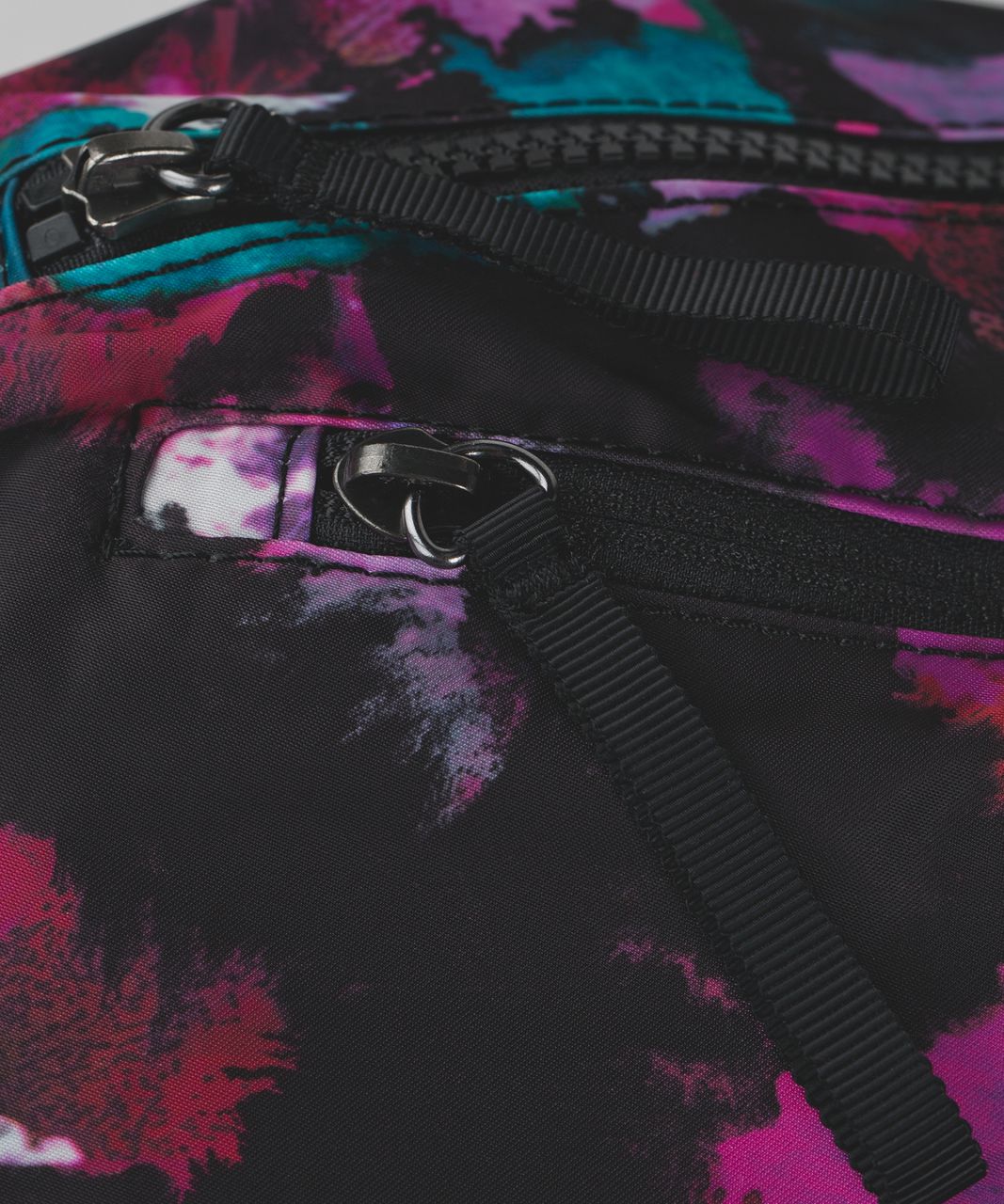 Lululemon The Yoga Bag - Midnight Bloom Black Deep Fuschia