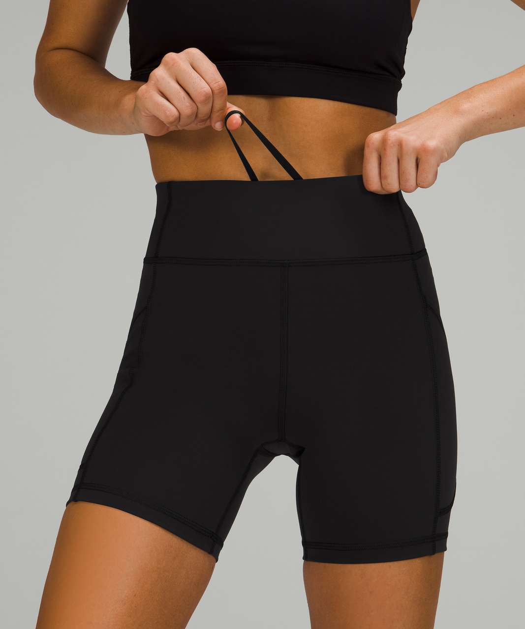 Lululemon Invigorate High Rise Short 6" - Black