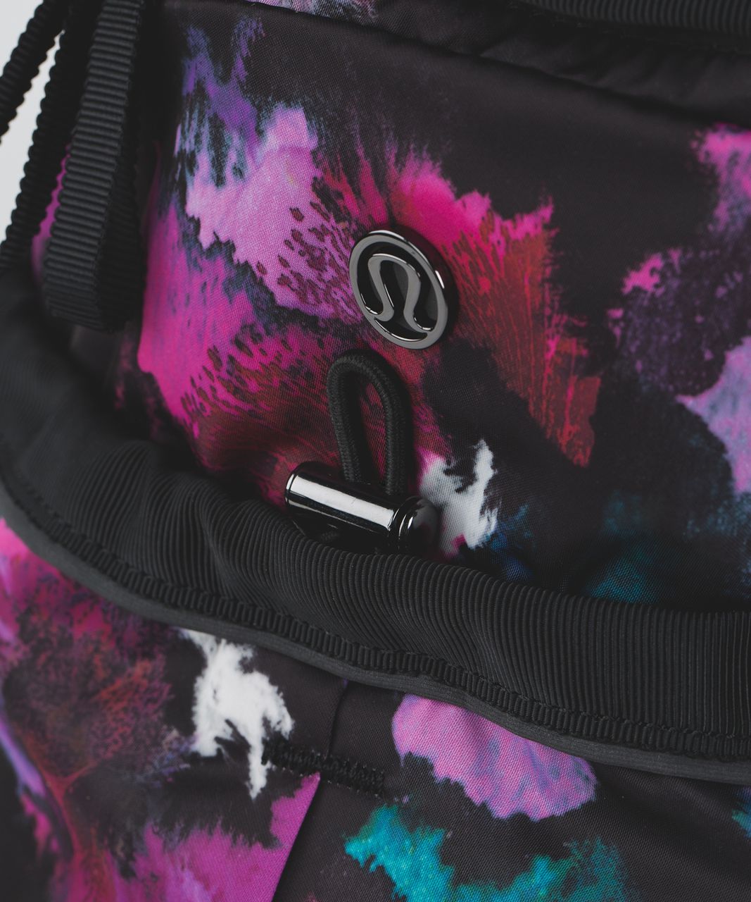 Lululemon Run All Day Backpack - Midnight Bloom Black Deep Fuschia / Black