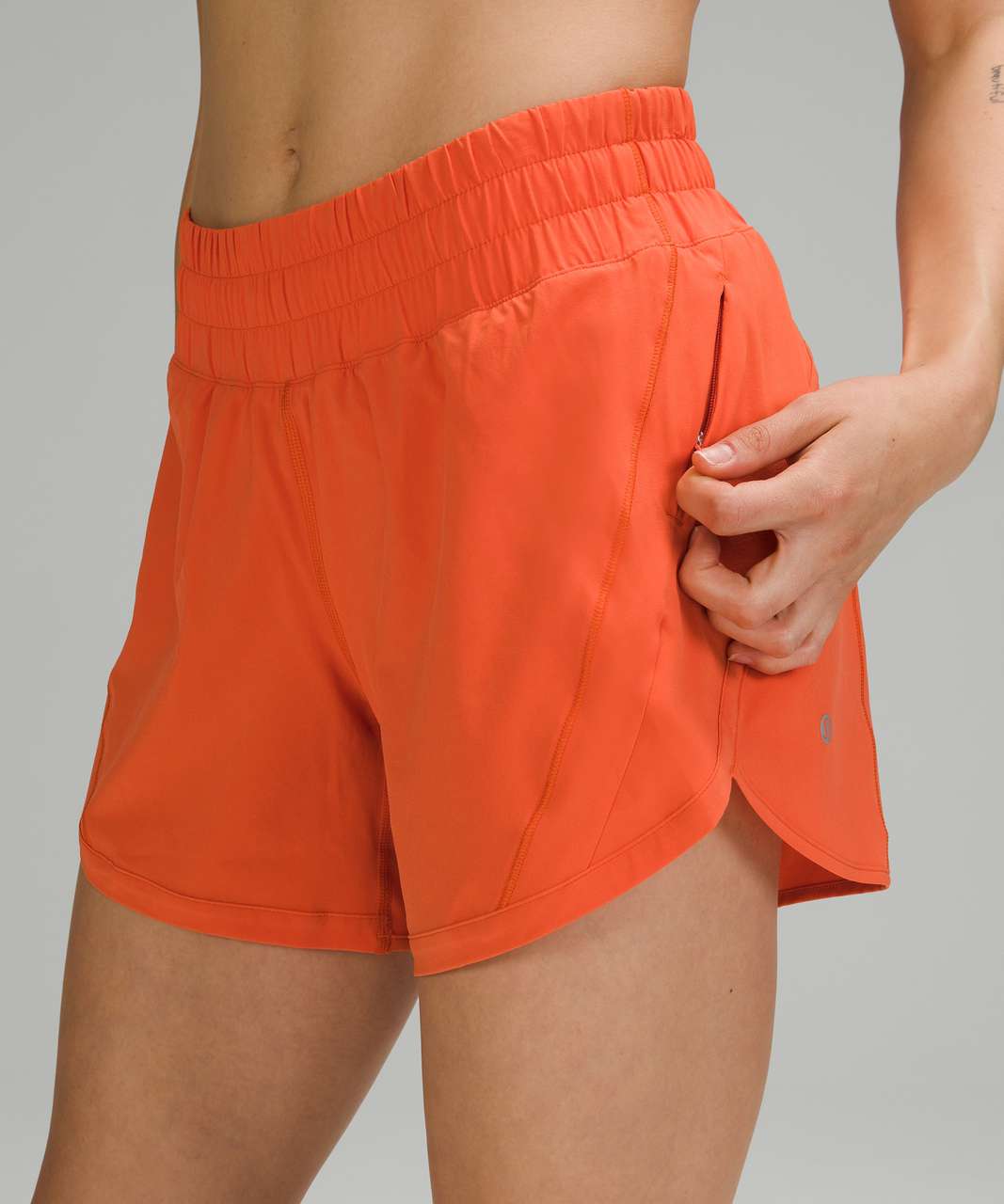 Lululemon + Track That Mid-Rise Lined Short 5″