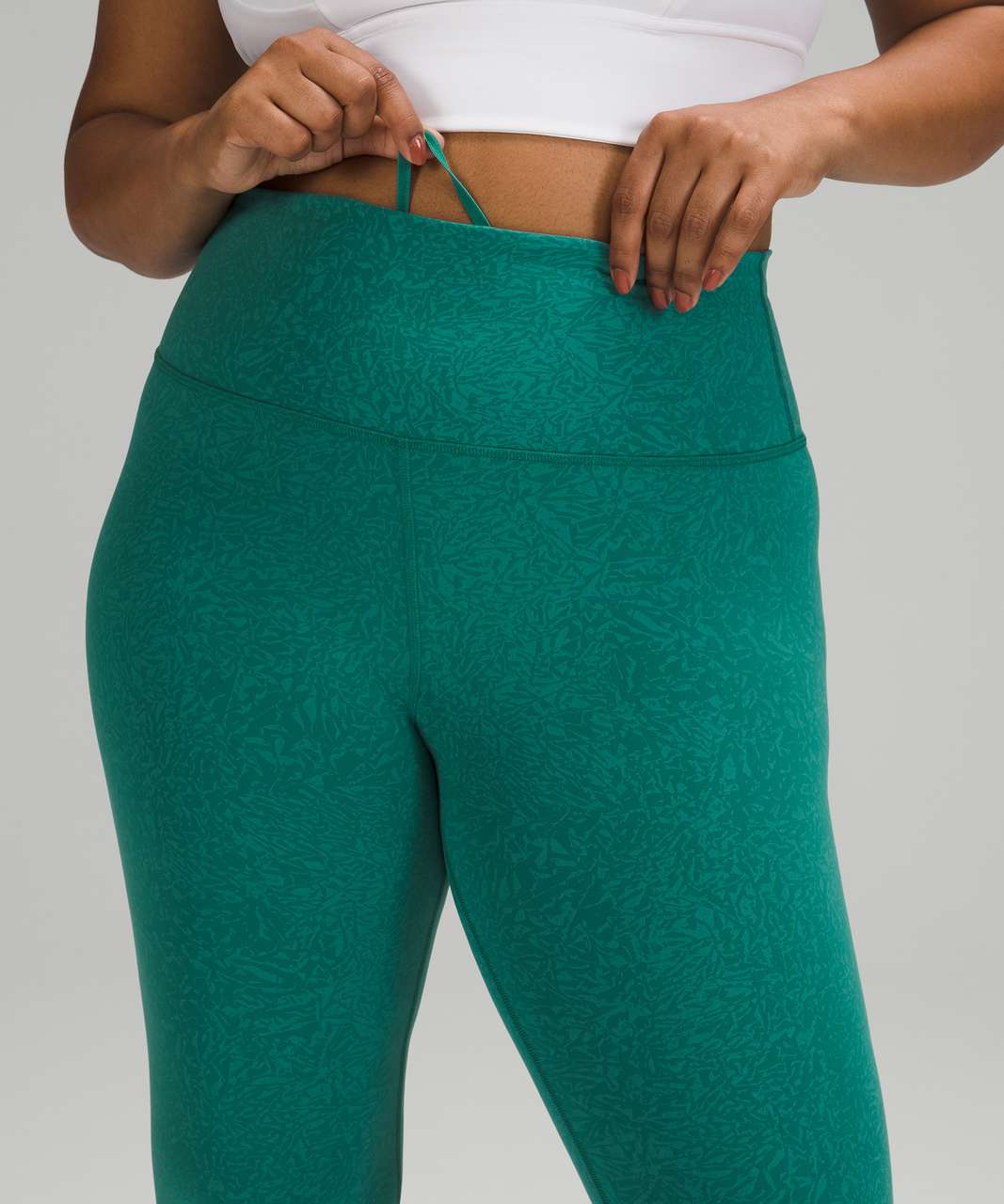 Lululemon Wunder Train High-Rise Tight 25" - Crunch Teal Lagoon