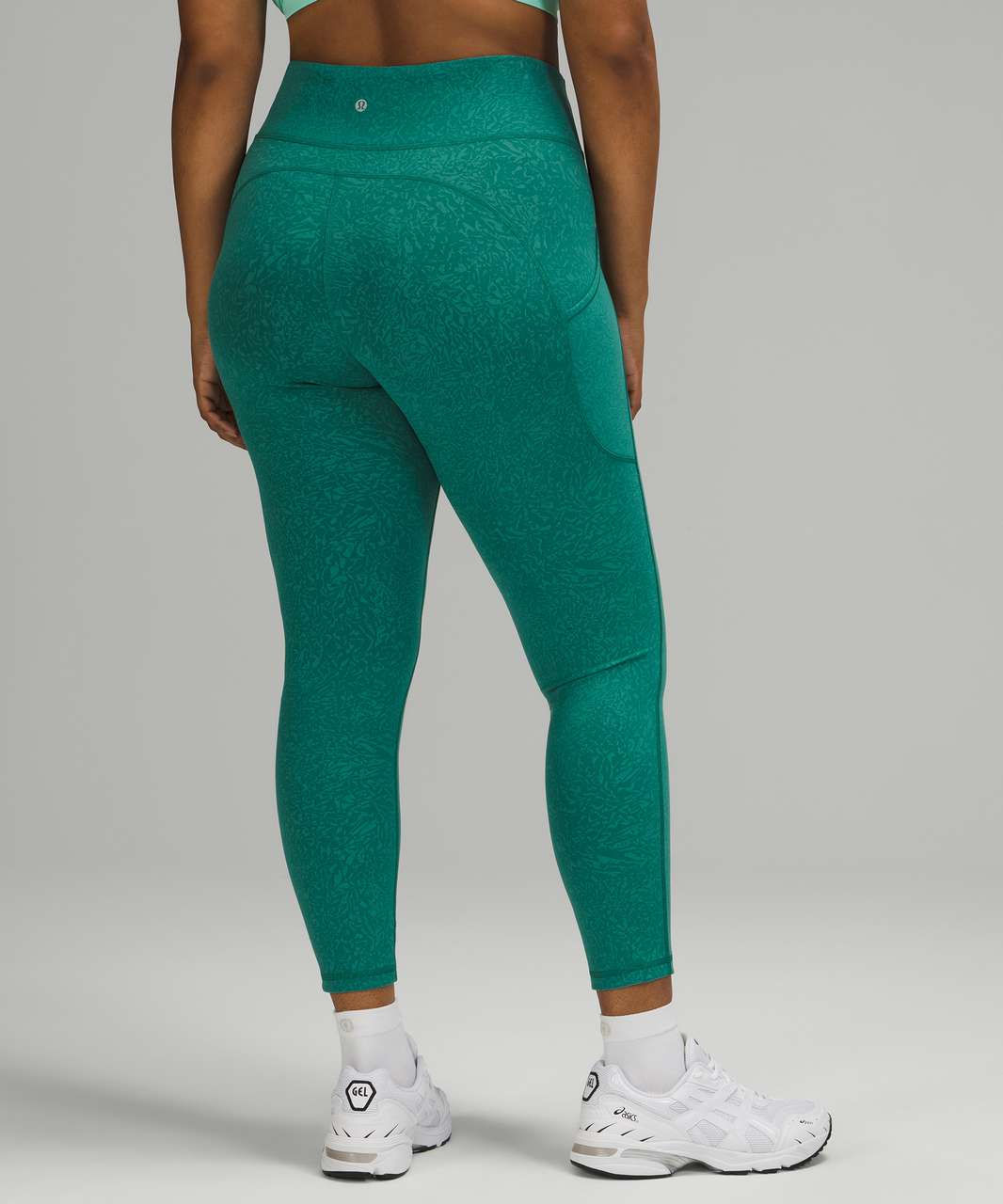 Lululemon Women's Invigorate High Rise Tight 25 Size 0 2 14 Crunch Teal  Lagoon