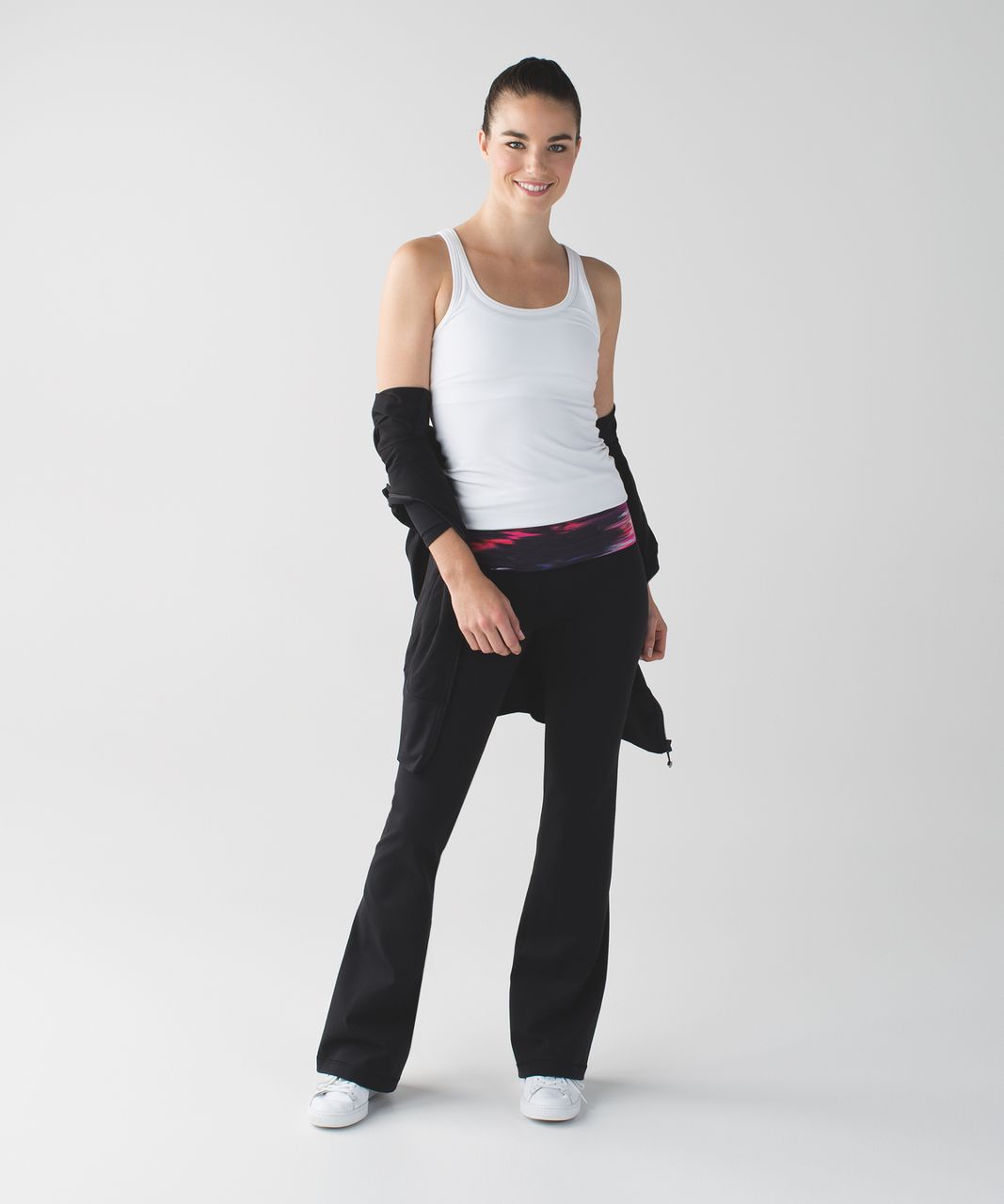 Lululemon Groove Pant III (Tall) - Black / Pigment Wind White Multi