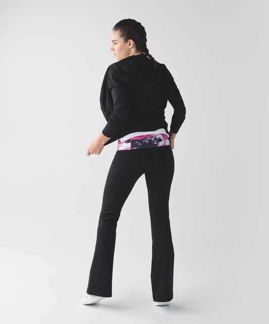 Lululemon Groove Pant (Tall) *Full-On Luon - Black / Quilt Winter